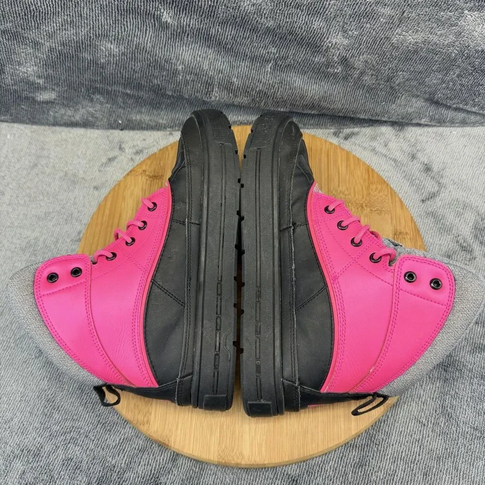 Nike ACG Boots Girls Size 6Y Pink Black Water Resistant Winter Snow 524876-600